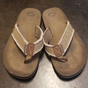 Brown Flip Flops